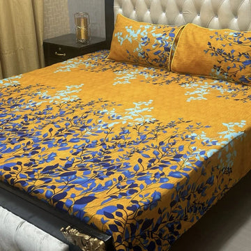 3D CRYSTAL COTTON BEDSHEET