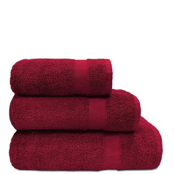 3 PCs Towel Pack-Burgundy