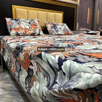 3D CRYSTAL COTTON BEDSHEET