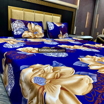 3D CRYSTAL COTTON BEDSHEET