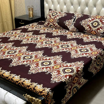 3D CRYSTAL COTTON BEDSHEET