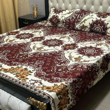 3D CRYSTAL COTTON BEDSHEET