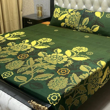 3D CRYSTAL COTTON BEDSHEET