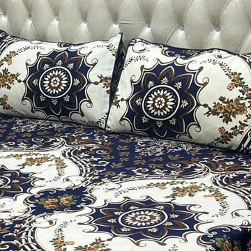 3D CRYSTAL COTTON BEDSHEET