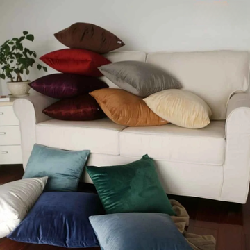 Velvet Vibes Chic Cushion Cover