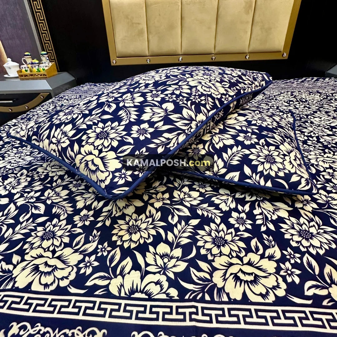 3D CRYSTAL COTTON BEDSHEET