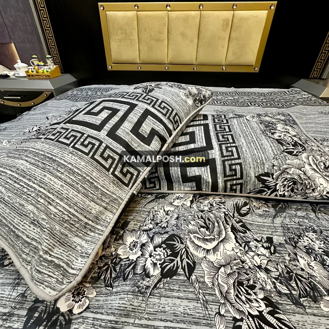 3D CRYSTAL COTTON BEDSHEET