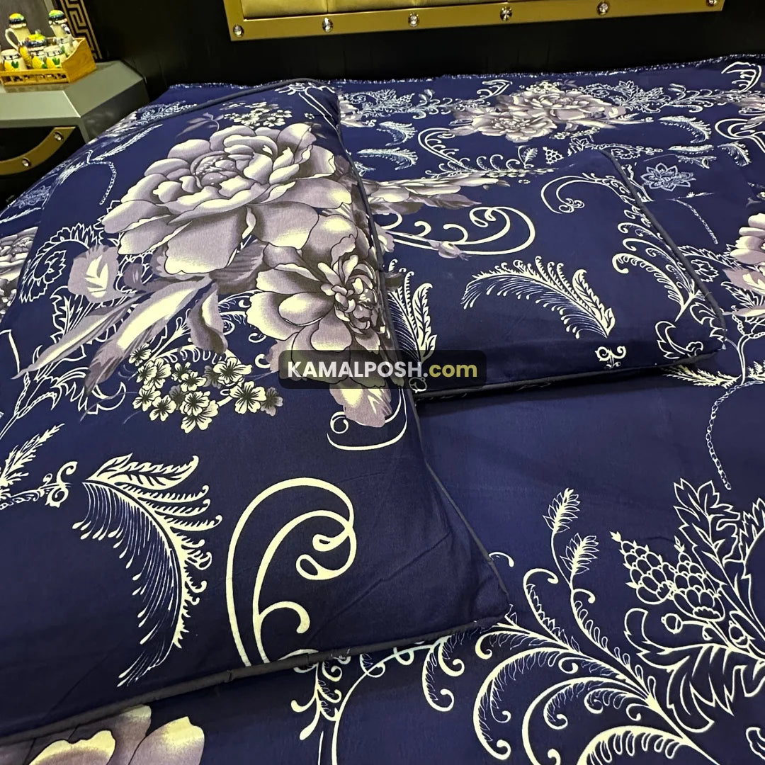 3D CRYSTAL COTTON BEDSHEET