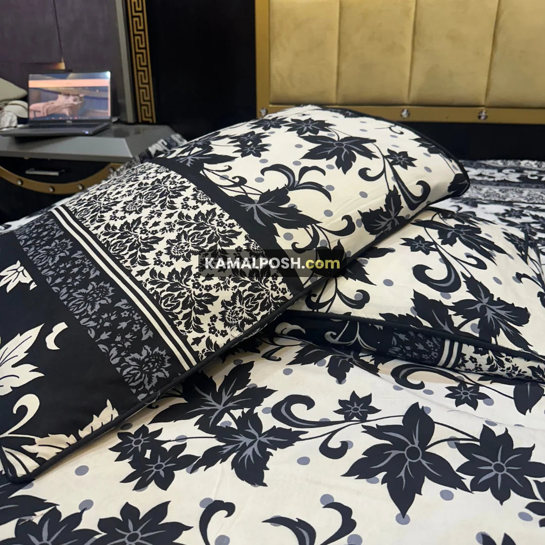 3D CRYSTAL COTTON BEDSHEET