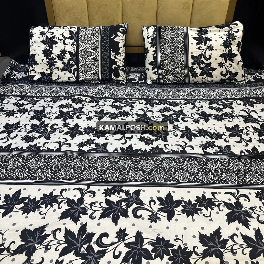 3D CRYSTAL COTTON BEDSHEET