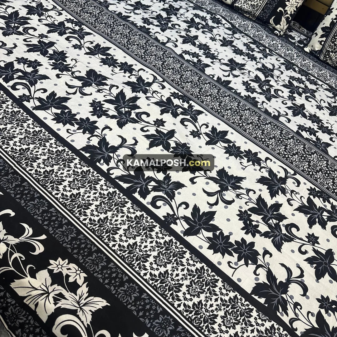 3D CRYSTAL COTTON BEDSHEET