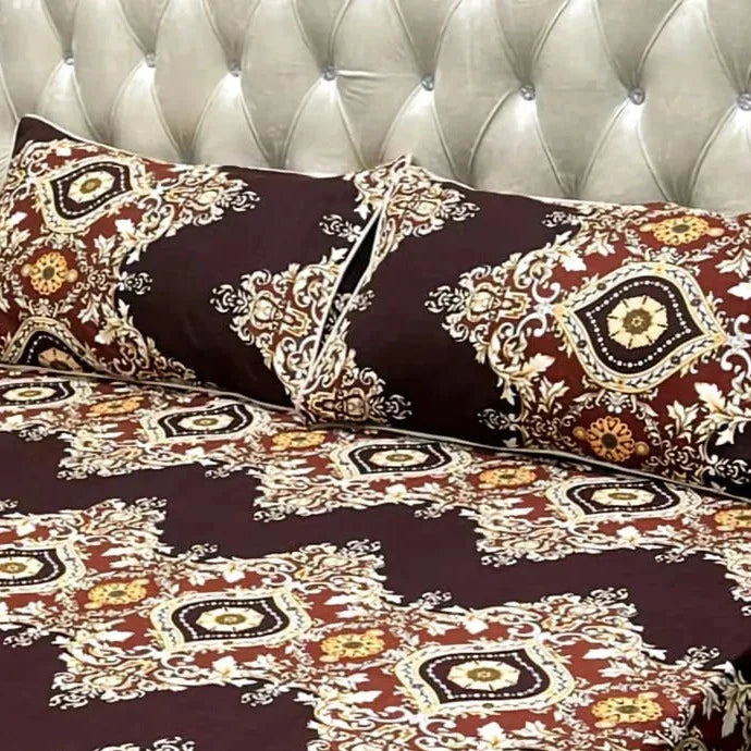 3D CRYSTAL COTTON BEDSHEET