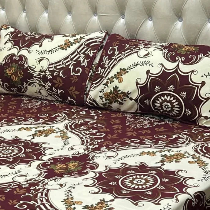 3D CRYSTAL COTTON BEDSHEET