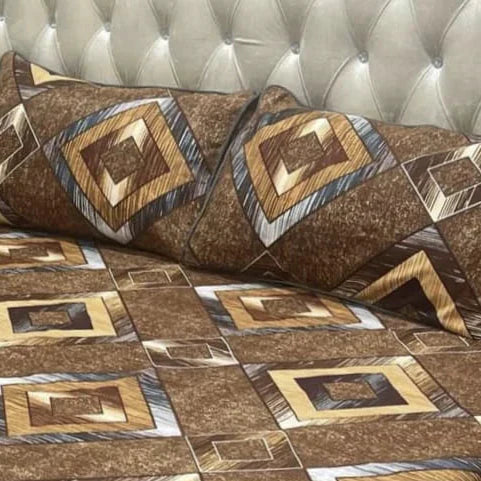3D CRYSTAL COTTON BEDSHEET