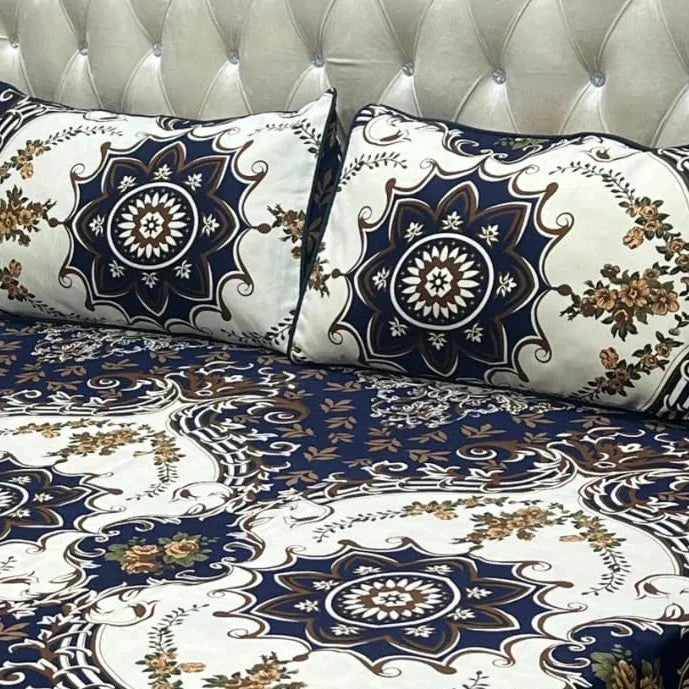 3D CRYSTAL COTTON BEDSHEET