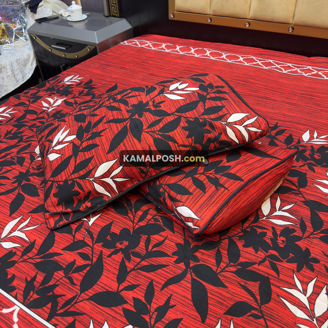 3D CRYSTAL COTTON BEDSHEET