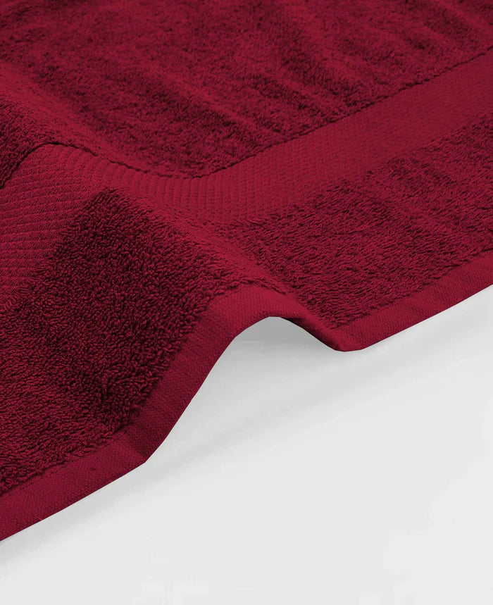 3 PCs Towel Pack-Burgundy