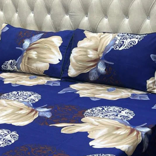 3D CRYSTAL COTTON BEDSHEET
